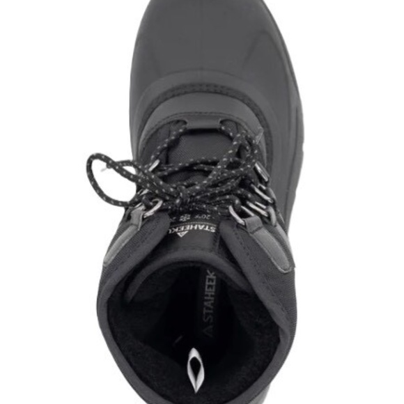 New Staheekum Men's Insulated Snow Boot Black Waterproof Cold -20 Lace Up NIB - Picture 6 of 7